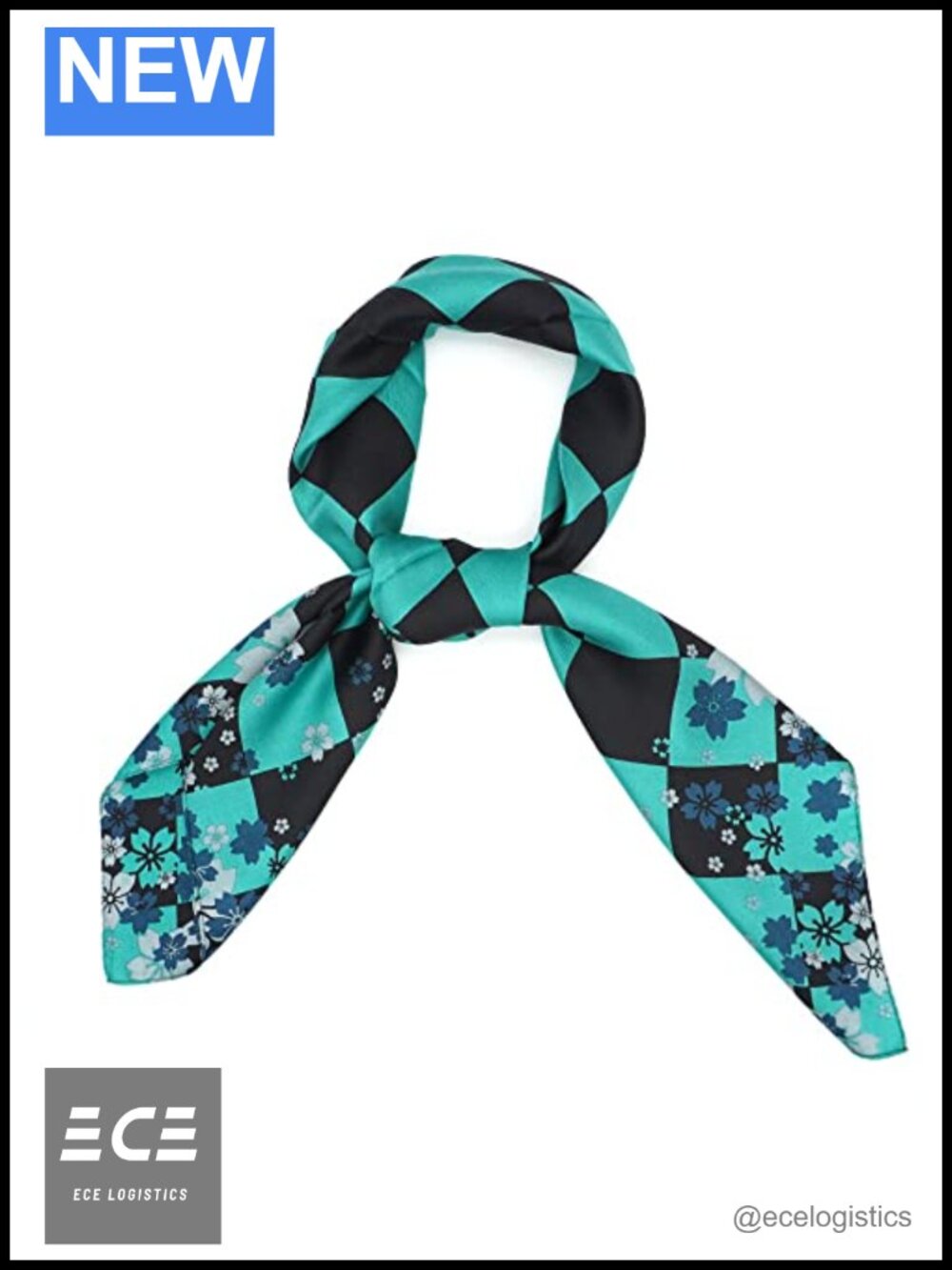 Japanese Silk Scarf 88cm Square & 43x180cm Long Hand Wash